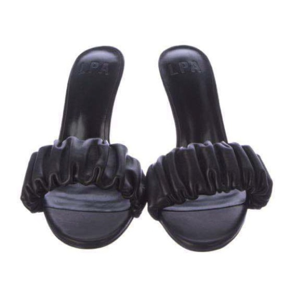 LPA Women's Black Slide Sandals